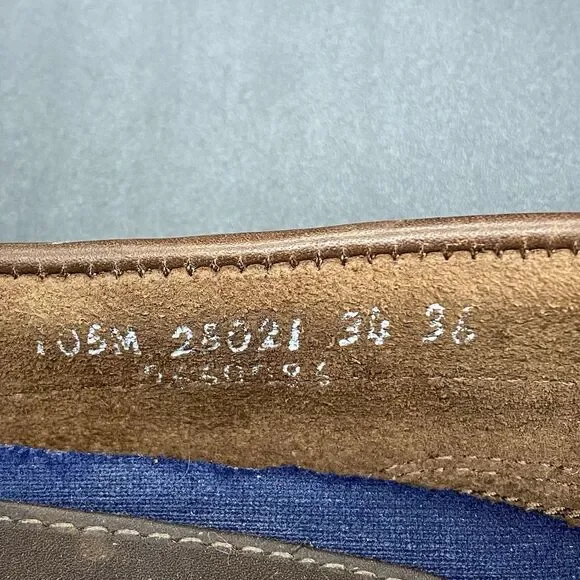 Vintage Timberland 2-eye Boat Shoes Loafers Mens Sz 10.5 M Brown Leather 28021 - Picture 7 of 8